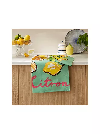 ULSTER WEAVERS | Torchon 45x75cm Summer Fruits Cheri | hellgrün